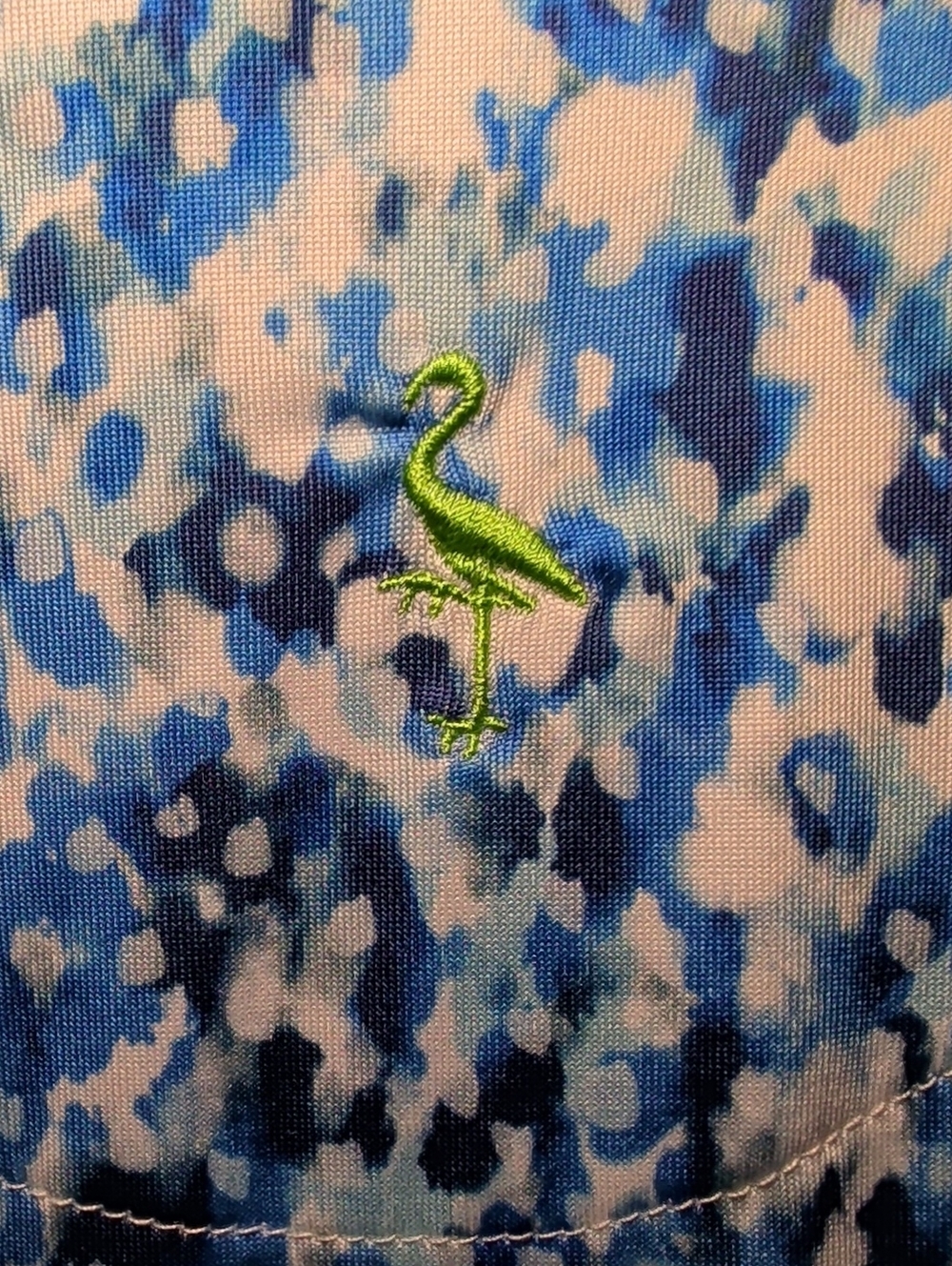 Tailorbyrd Performance Polo Shirt Blue + White Preppy Boys Size XL 18 - Picture 5 of 5